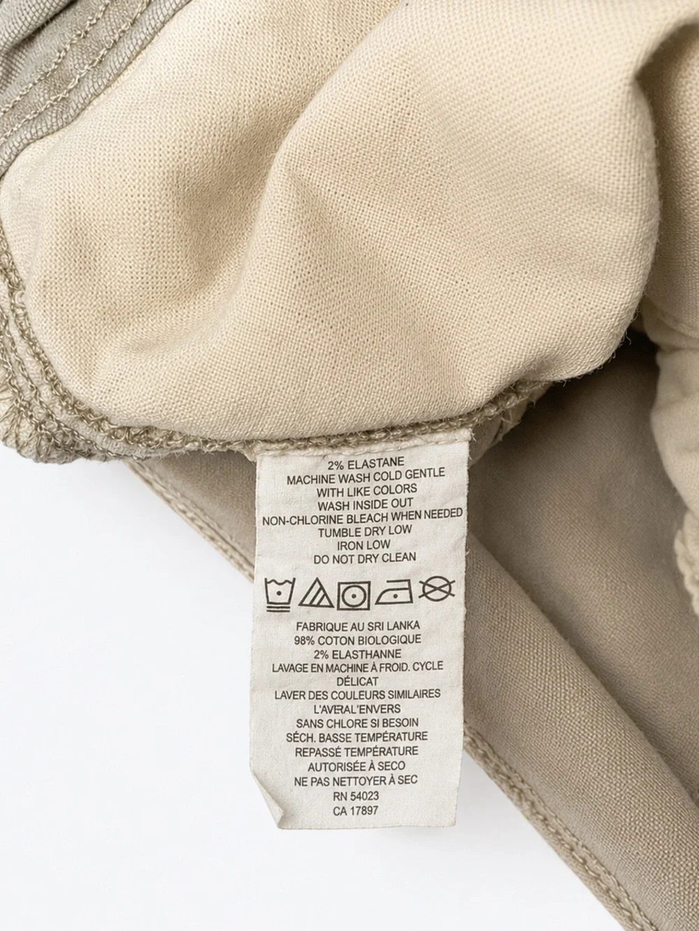 prAna Bronson Shorts Men’s 32x11 Khaki Organic Cotton Stretch Canvas